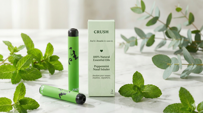 Crush Premium Botanical Inhaler | 100% Natural Plant Oils | Focus & Energy