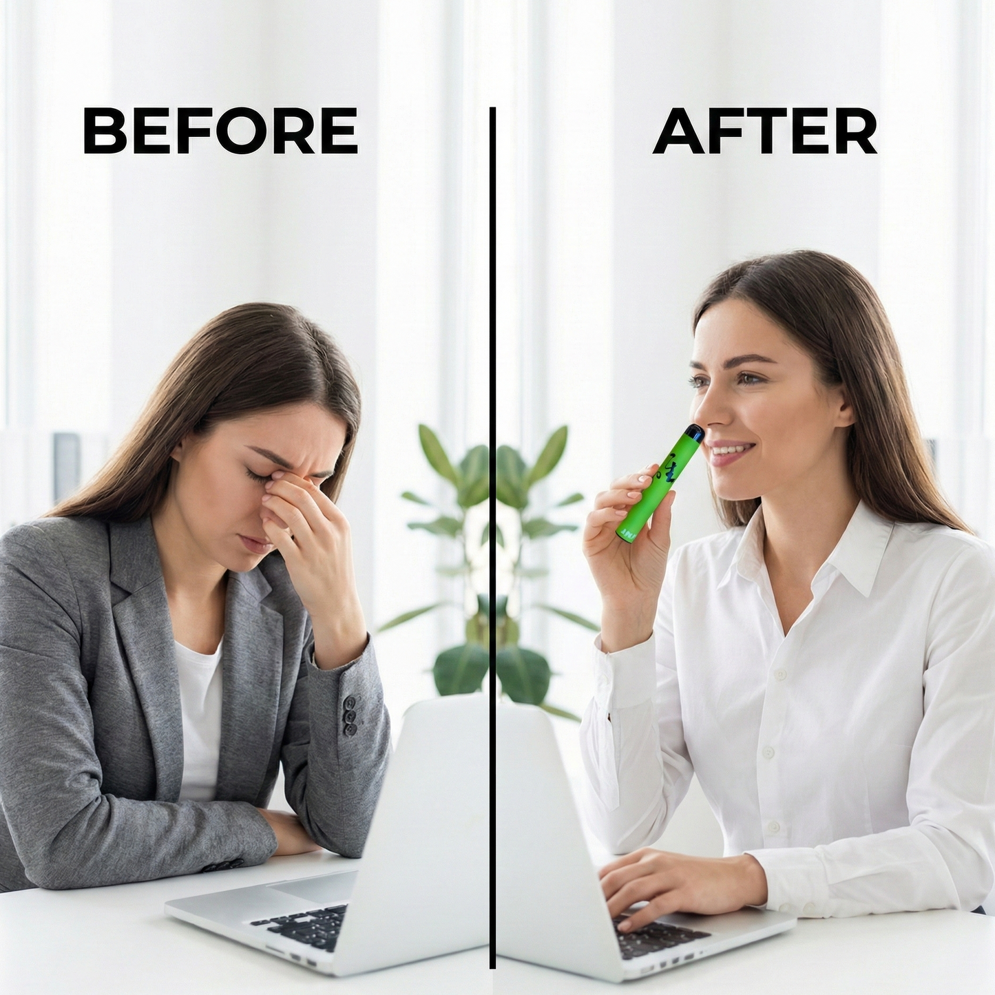 Crush Premium Botanical Inhaler | 100% Natural Plant Oils | Focus & Energy